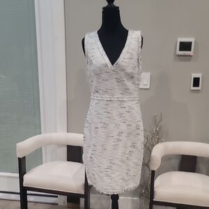 Kate Spade Elegant White Sleeveless Dress